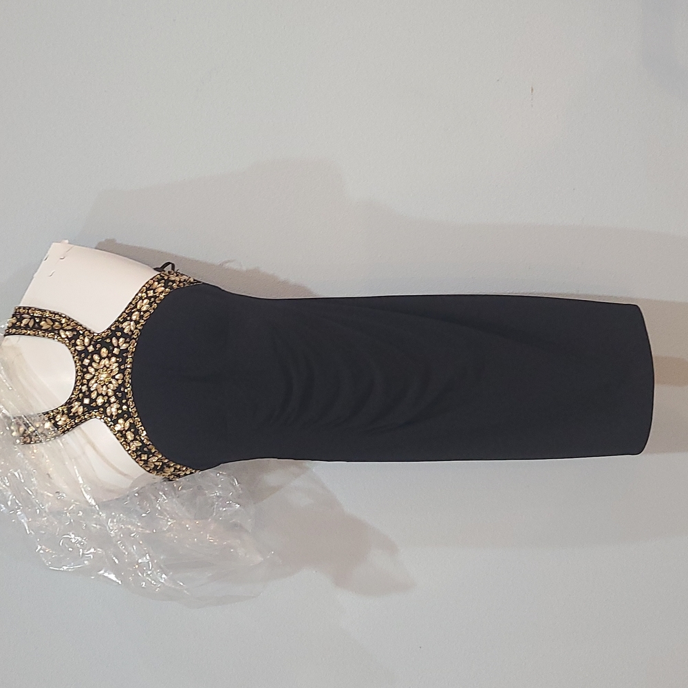 Black and Gold Dress